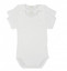 2 Body Neonato Neonata Liabel 02828C Mezza Manica Bianco in Interlock