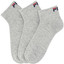 FILA (3 Paia) Calzino Corto in Cotone Uomo Donna Sportivo  F9300