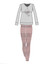 NORTH POLE Pigiama Donna Invernale PID15 Manica Lunga in Caldo Cotone