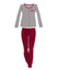 NORTH POLE Pigiama Donna PID14 Invernale Manica Lunga in Caldo Cotone