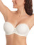 SELENE Reggiseno senza spalline,con ferretto,coppa imbottita,con incrocio di tulle (Coppa C) Vilma