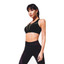 Jadea Top fitness 110985 a spalla larga con inserti traspiranti