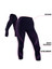 Leggins fitness JADEA 610632 con inserti traspiranti per un extra comfort.