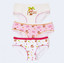 Jadea (6 Slip) Slip Bambina in morbido cotone elasticizzato fantasia Assortite