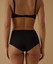 Jadea (3 Pezzi) Slip Donna midi taglio laser realizzato in cotone elastico 8011
