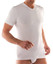 Maglia 02855 53 Liabel m/manica scollo a V uomo bianca e nera in cotone termico
