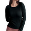 Maglia Homewear Bellissima in microfibra, lavorazione costina in tessuto caldo