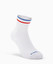 6 paia Calzino Corto Uomo Donna TENNIS in Cotone POMPEA Stripes