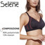 Creaciones Selene Nora Reggiseno Sportivo in Microfibra Senza Ferretto ad Apertura Anteriore