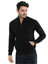 Enrico Coveri EA9303 Felpa Uomo Zip Invernale Collo Alto Cotone Garzato