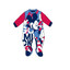 Tutina neonato in cotone estivo con chiusura a bottoncini e stampa Disney