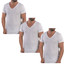 3 Pezzi Maglia Uomo Mezza Manica Scollo a V Mabrat 472 in 100% Puro Cotone