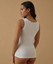 3 Canotta Donna Jadea spalla Larga 9004 in Cotone Mercerizzato con Bordo in raso