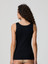 3 Canotta Donna Jadea spalla Larga 9004 in Cotone Mercerizzato con Bordo in raso