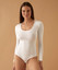 Body Donna Scollo Lollo Manica Lunga Jadea 4154 in Cotone Elasticizzato