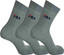 FILA (3 paia) Calzino corto sportivo UNISEX in cotone F9630