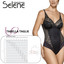 Selene Body con Ferretto in Pizzo  Elegante e Confortevole, Coppa C Graziella