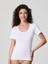 3 Pezzi T-Shirt Donna Mezza Manica Jadea 9005 in cotone con profilo in Raso