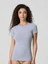 Jadea 4180 Maglia Donna Manica Corta Girocollo in Cotone Elasticizzato