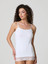Jadea 4327 Canotta Donna Spalla Stretta Inserti in Pizzo  in Cotone Elasticizzato