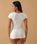 Maglia Donna Manica Corta Jadea 4181 Scollo Lollo in Cotone Elasticizzato