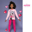 Pigiama Bambina Cotone Estivo Manica Lunga con Personaggio Minnie 0750