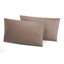 Irge (2 pezzi) Federe Cuscino Tinta Unita 52X82 cm Made in Italy