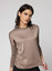 Maglia donna a manica lunga morbido mix di cotone e viscosa 4858 JADEA