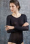 Mysublyme Body girocollo donna in cashmere manica lunga 1411
