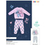 Pigiama neonata in cotone felpato DY32A8528 STITCH SABOR