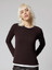 Maglia donna a manica lunga  in morbido mix di viscosa 4862 JADEA