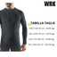 Maglia uomo manica lunga in Lana Merino elasticizzata WRK403