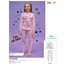 Pigiama bambina in cotone felpato DY50A3553 DALMATA SABOR
