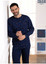 Pigiama uomo invernale caldo cotone interlock IRI2400 IRGE