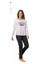 Pigiama donna lungo in cotone estivo LP5236 LOTTO