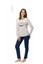 Pigiama donna lungo in cotone estivo LP5236 LOTTO