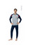 Pigiama Uomo Lungo Lotto LP1220 in Cotone Jersey Leggero Estivo