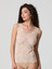 Canotta donna pizzo taglio laser spalla larga 8024 Jadea
