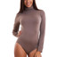 Bellissima Body Donna a Lupetto manica lunga in microfibra elasticizzata 095 