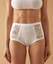6 Slip Culotta Donna in Cotone Elasticizzato con inserti in Pizzo Jadea 534