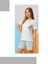 Pigiama corto ragazza in cotone estivo GP7136 IL GRANCHIO