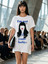 IL DIAVOLO VESTE PRADA Maxi maglia M/manica donna in cotone DYD0883 SABOR
