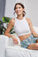 MYSUBLYME Crops Spalla Media cotone costina 1206