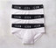 ICON (3 pezzi) Slip Uomo in cotone bielastico con elastico esterno logato  IMU04