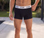 ICON (3 pezzi) Boxer Uomo in cotone bielastico con elastico esterno logato  IMU05