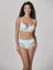 JADEA Slip donna midi (6pezzi) in cotone elasticizzato con inserti in pizzo 6655