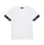 ICON T-shirt ragazzo girocollo mezza manica in cotone con logo a contrasto 1730