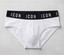Icon  (3 pezzi ) Slip ragazzo in cotone elasticizzato con logo a contrasto 01736