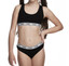 ICON Coordinato ragazza brassiere+slip  cotone elasticizzato con logo  1749