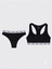 ICON Coordinato ragazza brassiere+slip  cotone elasticizzato con logo  1749
